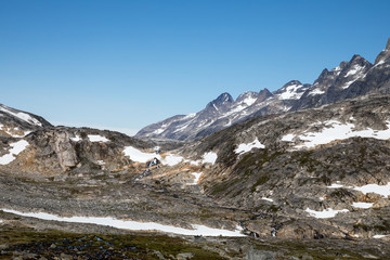 Fototapeta na wymiar Die Wildnis der Ammassalik-Insel - Grönland
