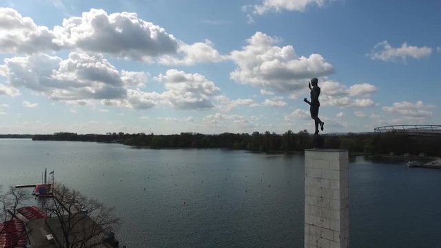 Hannover Maschsee mit Fackell&auml;ufer
