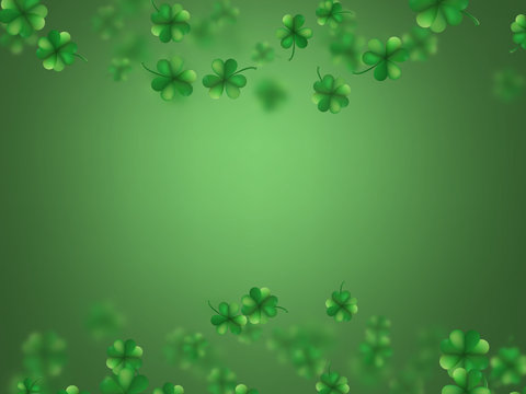 Irish Saint Patricks Day Party Poster Template. EPS 10 vector