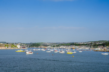 Fototapeta na wymiar Ocean View From Plymouth Hoe, Plymouth, England