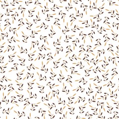 seamless pattern in brown sheets. Delicate wallpaper - 185989586