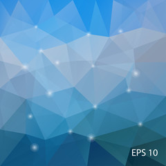 Vector abstract polygonal background. Can be used for textile, website background, book cover, packaging.