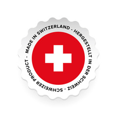 Made in Switzerland - Hergestellt in Schweiz