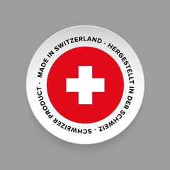 Made in Switzerland - Hergestellt in Schweiz