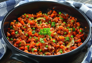 classic ragu with finely chopped beef