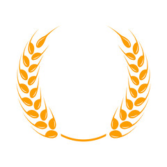 Gold laurel wreath - a symbol of the winner.