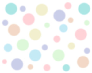 colorful bokeh, pastel light background. Vector illustration