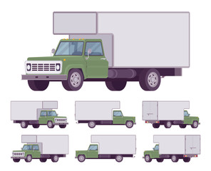 Green truck set