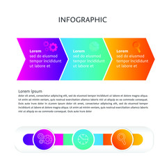 business concept timeline. Infographic template, realistic paper steps infographic, vector banner can be used for workflow layout, diagram,presentation, education or any number option,