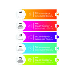 business concept timeline. Infographic template, realistic paper steps infographic, vector banner can be used for workflow layout, diagram,presentation, education or any number option,
