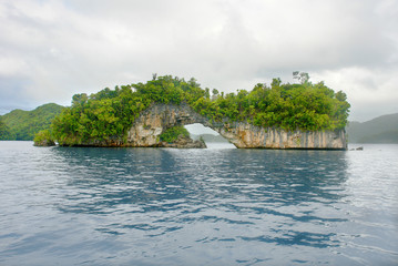 Arch Rock Island Palau, Micronesia   © robnaw