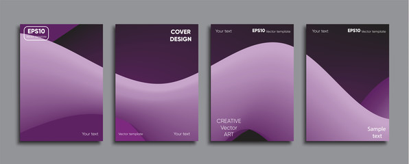 Creative colored cover. Cover design.