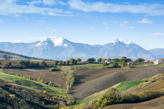 La cima del Monte Cucco (PG)
