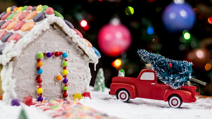 Christmas tree for the gingerbread house