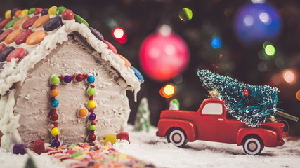 Christmas tree for the gingerbread house