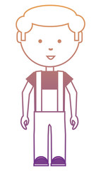 cartoon mechanic man icon