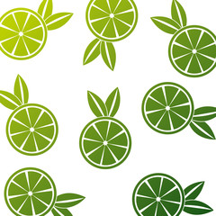 orange juicy fruit seamless pattern vector illustration