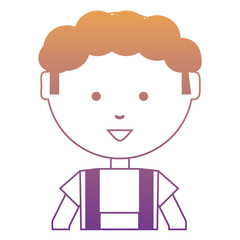cartoon mechanic man icon