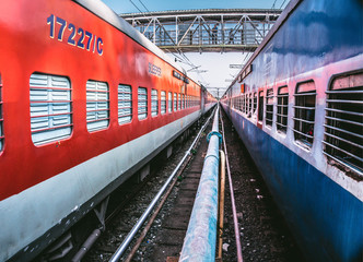 Fototapeta na wymiar Indian railways