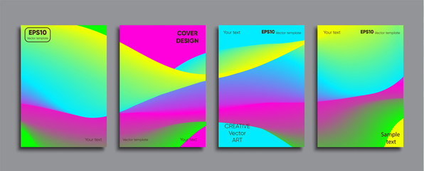 Obraz premium Creative colored cover. Cover design.