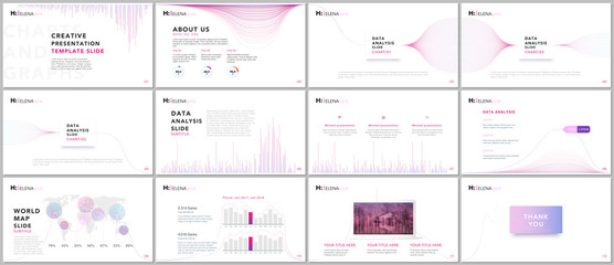 Clean and minimal presentation templates. Business infographic. Brochure cover vector design. Presentation slides for flyer, leaflet, brochure, corporate, marketing, advertising, annual report, banner