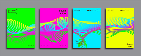 Creative colored cover. Cover design.