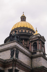 Fototapeta na wymiar detail of St. Isaac s Cathedral in Saint Petersburg, Russia