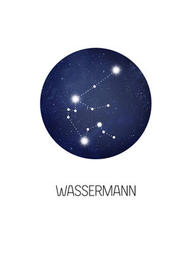 Wassermann - Sternzeichen / Sternbild