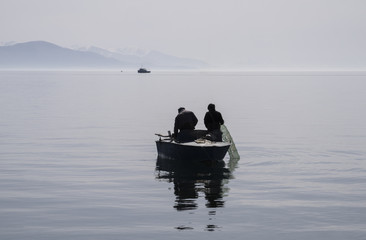 Lake Sevan in early springtime