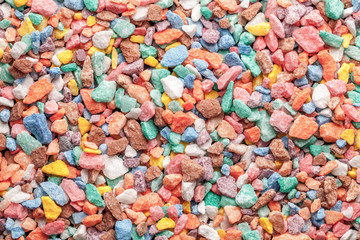 Colorful pebble texture