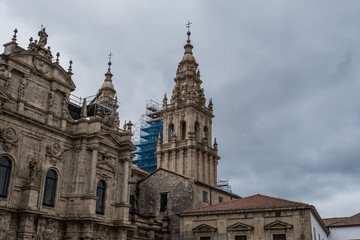 Fototapeta na wymiar Cathedral - Santiago de Compostela
