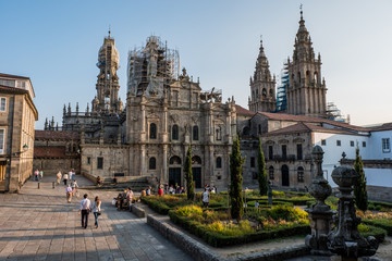 Fototapeta na wymiar Cathedral - Santiago de Compostela
