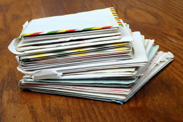 Old Mail : Letters and Envelope