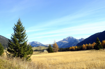 Plateau glieres mountains in Savoy, France