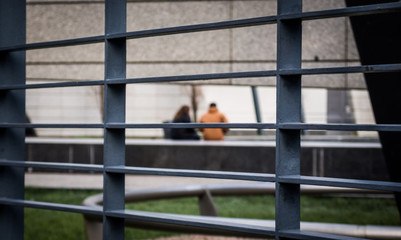 Naklejka premium Fence