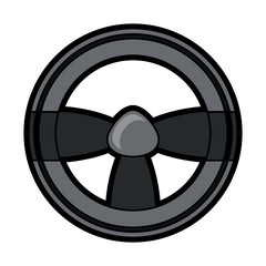 steering wheel icon image