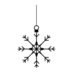 Fototapeta na wymiar snow flake isolated icon