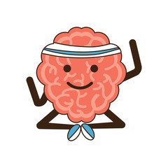 kawaii brain icon