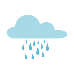 weather cloud rainy icon