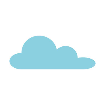 weather cloud isolated icon