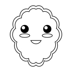 kawaii brain icon