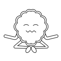 kawaii brain icon