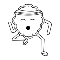 kawaii brain icon