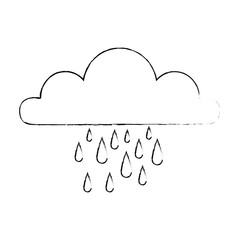 weather cloud rainy icon