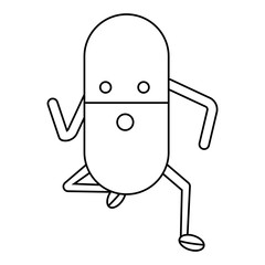 kawaii pill icon image