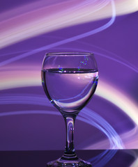 Wine glasses for drinking wine with friends company