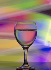 Wine glasses for drinking wine with friends company