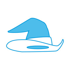 Witch hat isolated icon vector illustration graphic design
