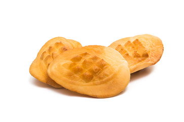 Polish smoked cheese isolated