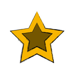 Star shape symbol icon vector illustration graphic design